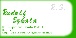 rudolf szkala business card